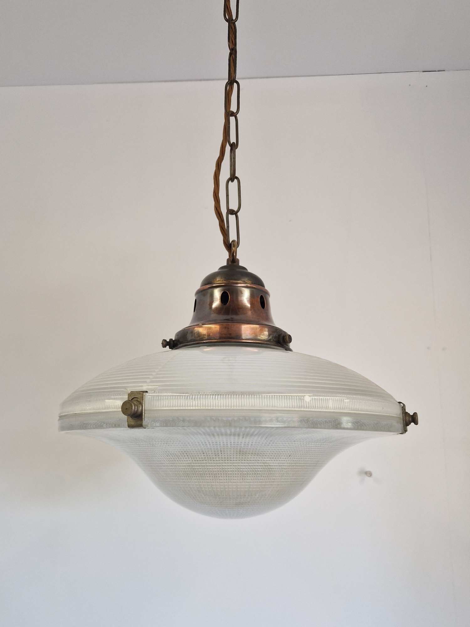 The Holophane Company | Large & Rare "Satellite" Lantern | England c.1900 - Image 7