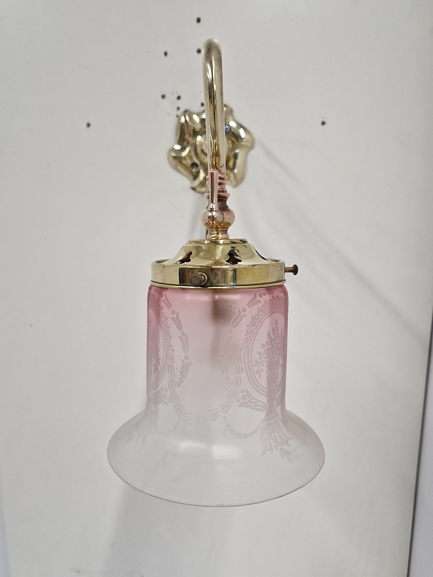 Unsigned | Art Nouveau Gas Wall Light | England c.1900 - Image 7