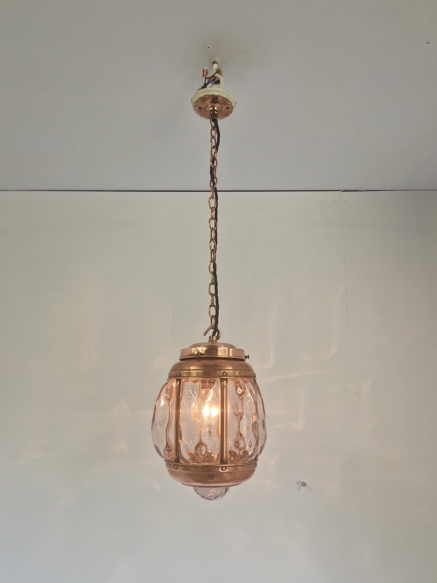 Unsigned | Copper Arts & Crafts Lantern | England c.1900 - Image 2