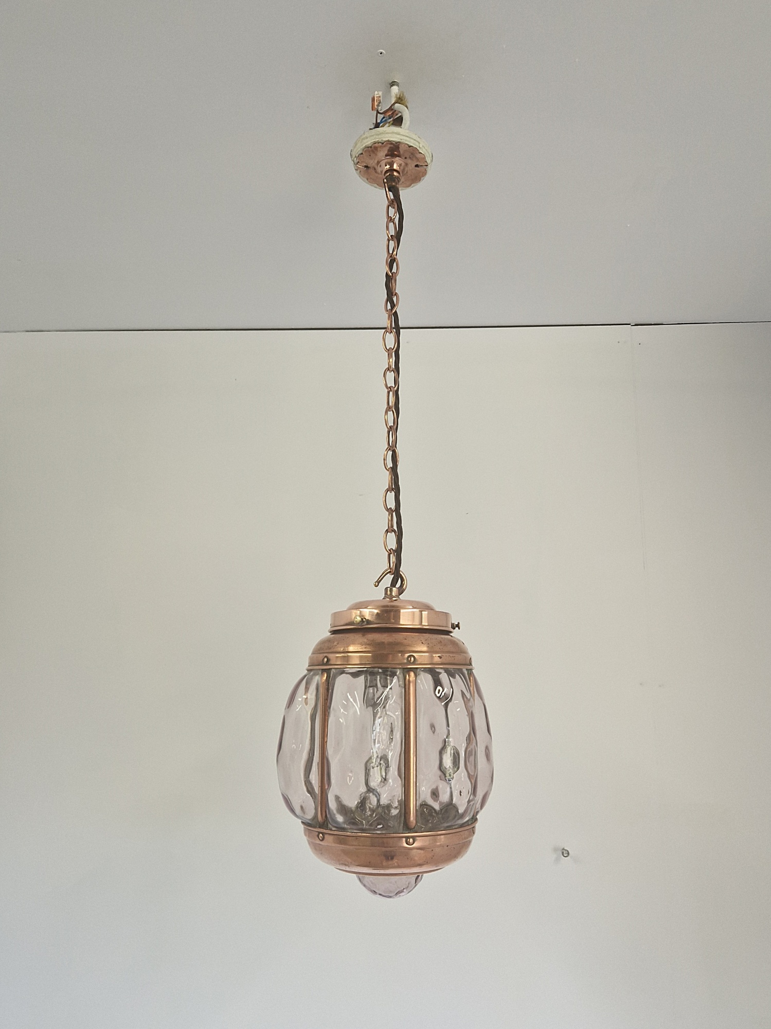 Unsigned | Copper Arts & Crafts Lantern | England c.1900 - Image 3