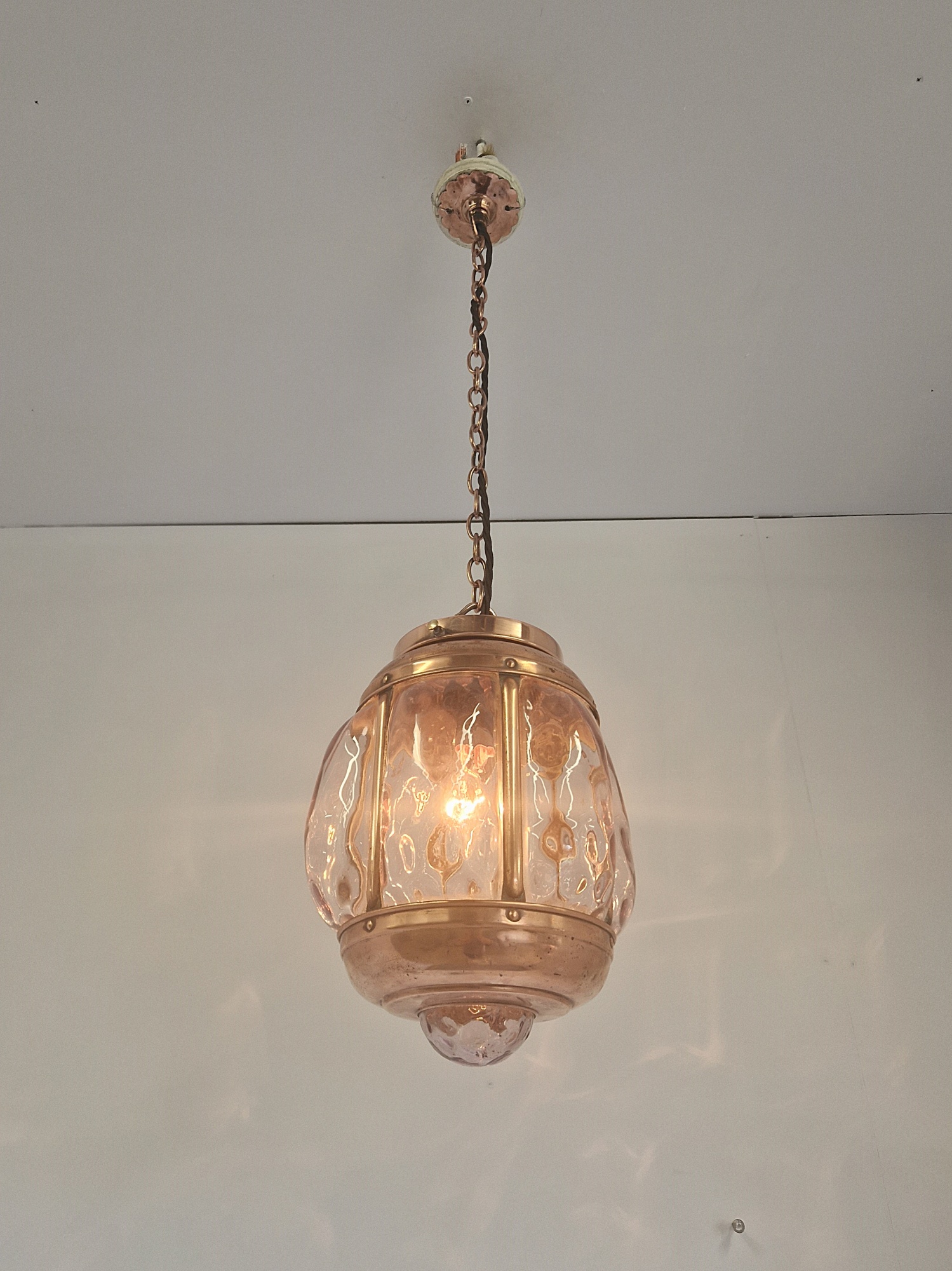 Unsigned | Copper Arts & Crafts Lantern | England c.1900 - Image 4