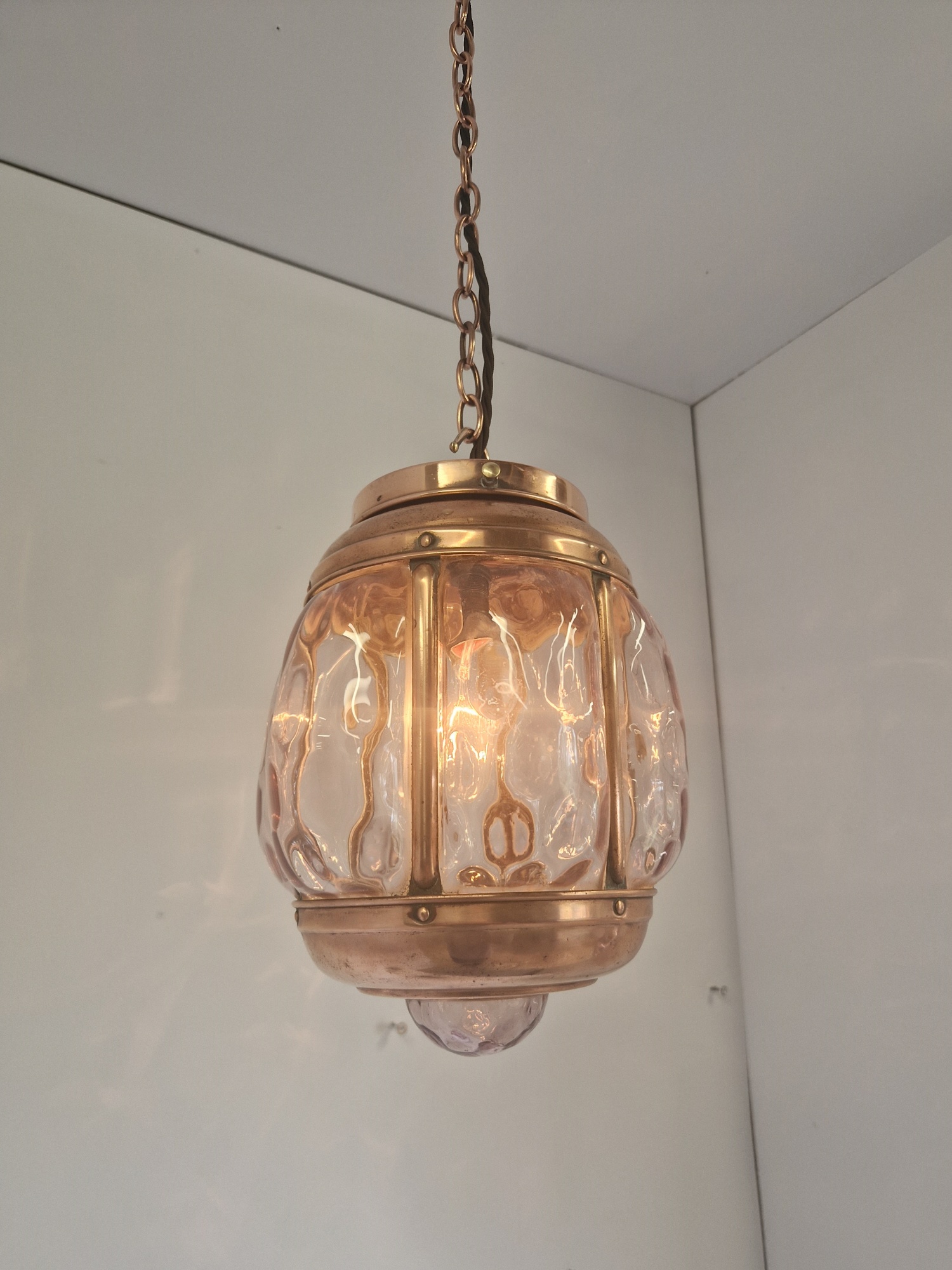 Unsigned | Copper Arts & Crafts Lantern | England c.1900 - Image 6