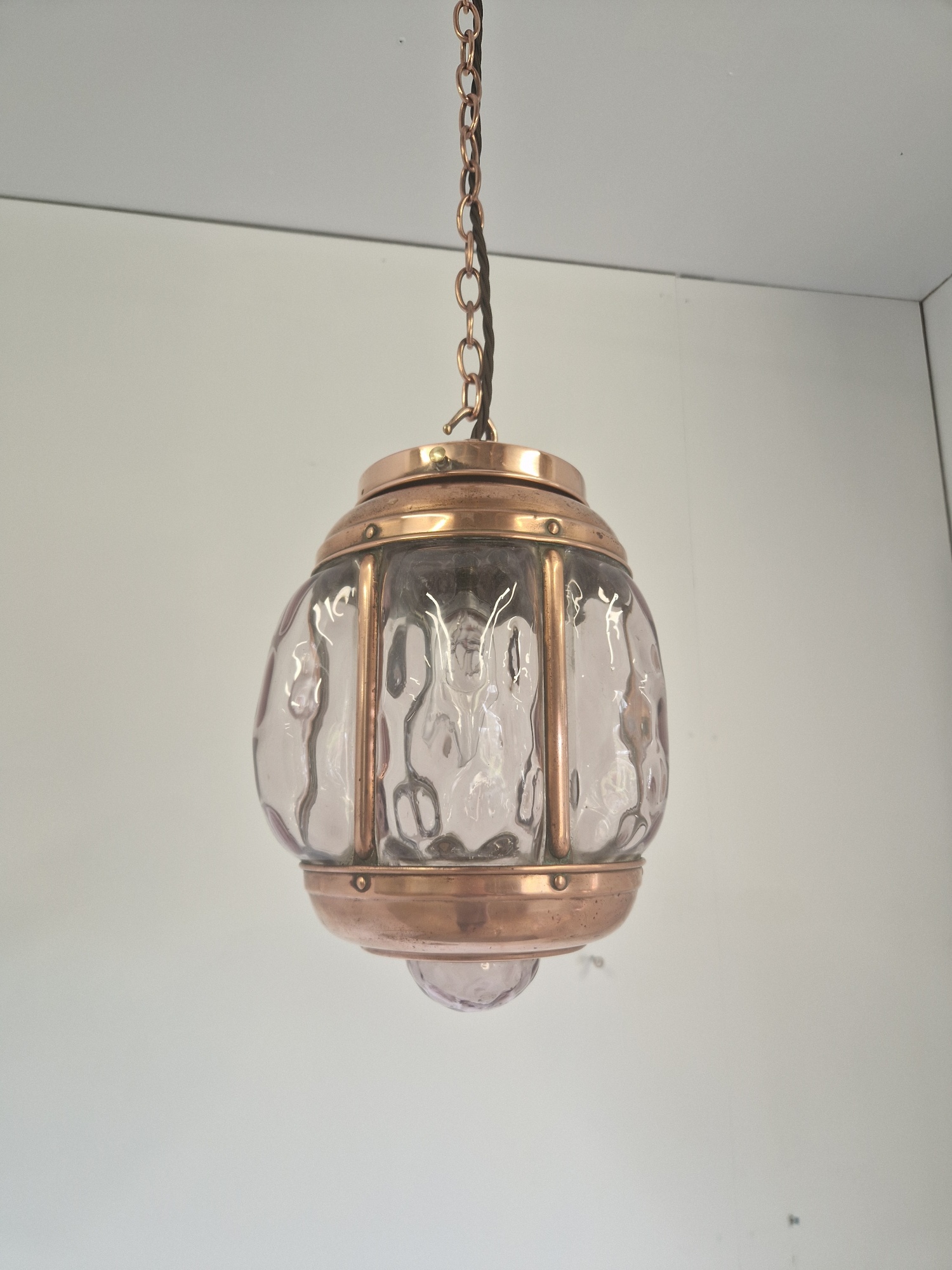 Unsigned | Copper Arts & Crafts Lantern | England c.1900 - Image 7