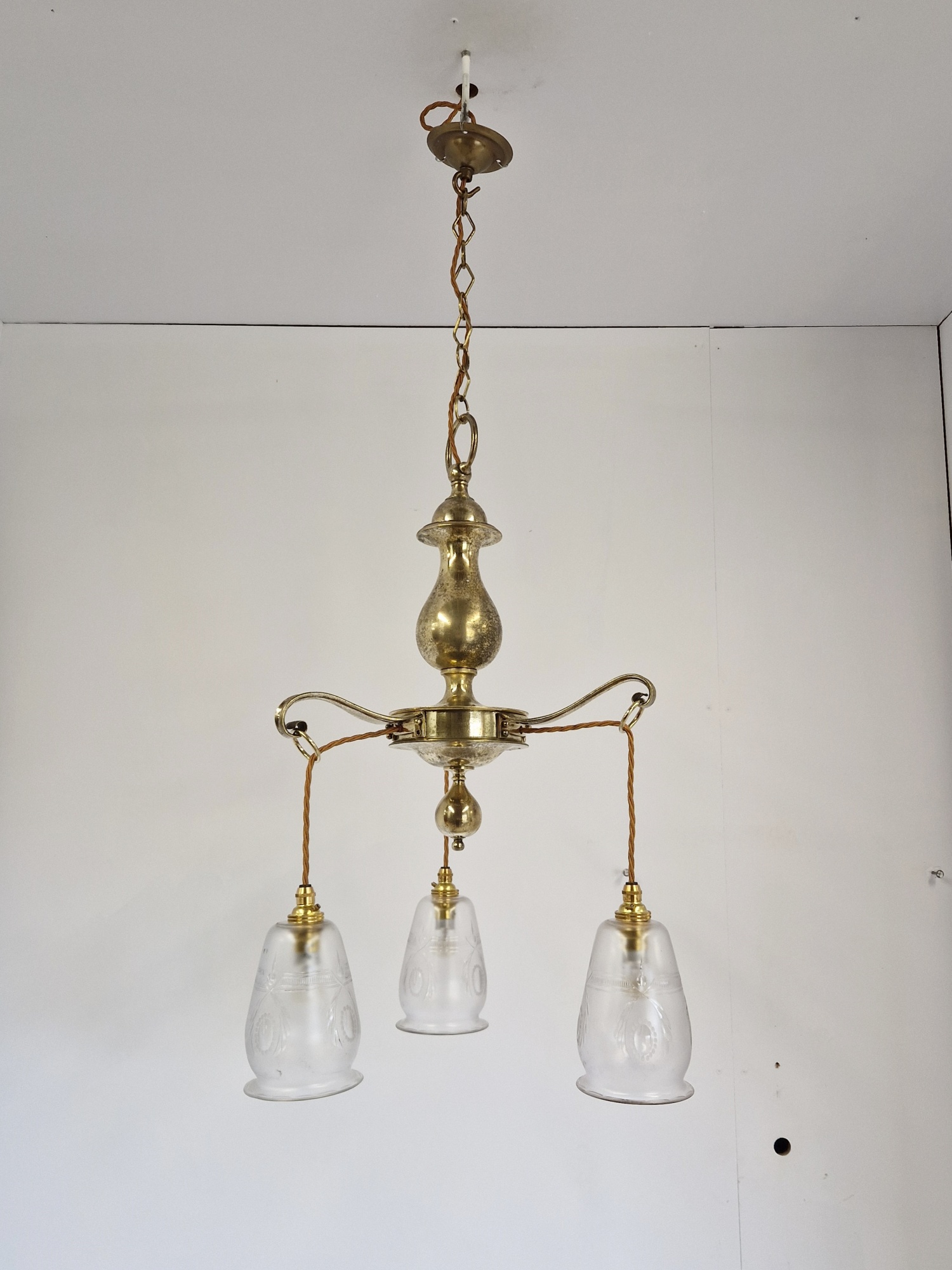 Style of The Birmingham Guild of Handicraft | Arts & Crafts Electrolier | England c.1900 | SOLD - Image 3