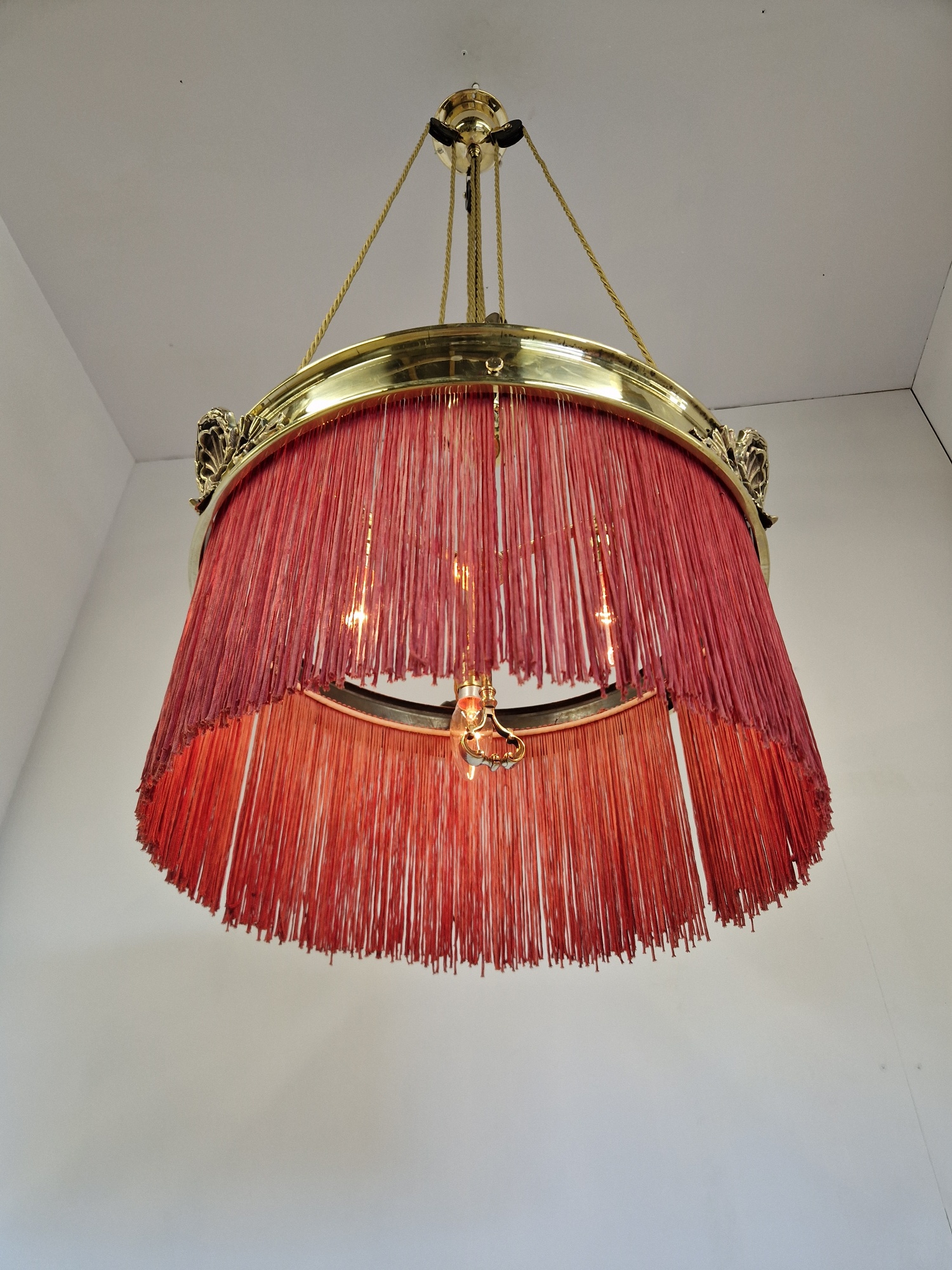 Unsigned | Traditional Circular Rise & Fall Chandelier | England c.1915 | SOLD - Image 8