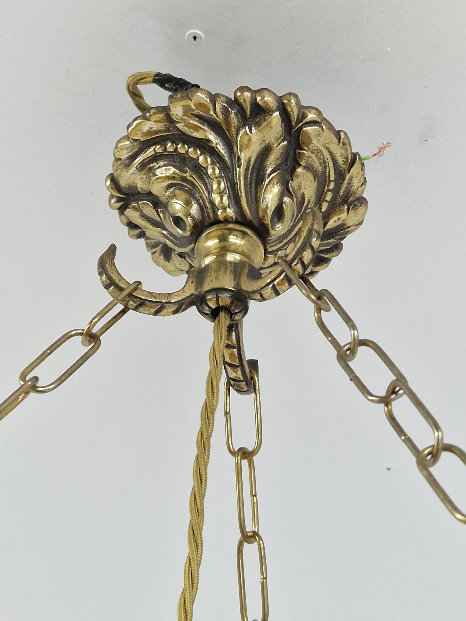 Muller Frères, Luneville | Large Pate-de-verre Plafonnier | France c.1920 | SOLD - Image 11