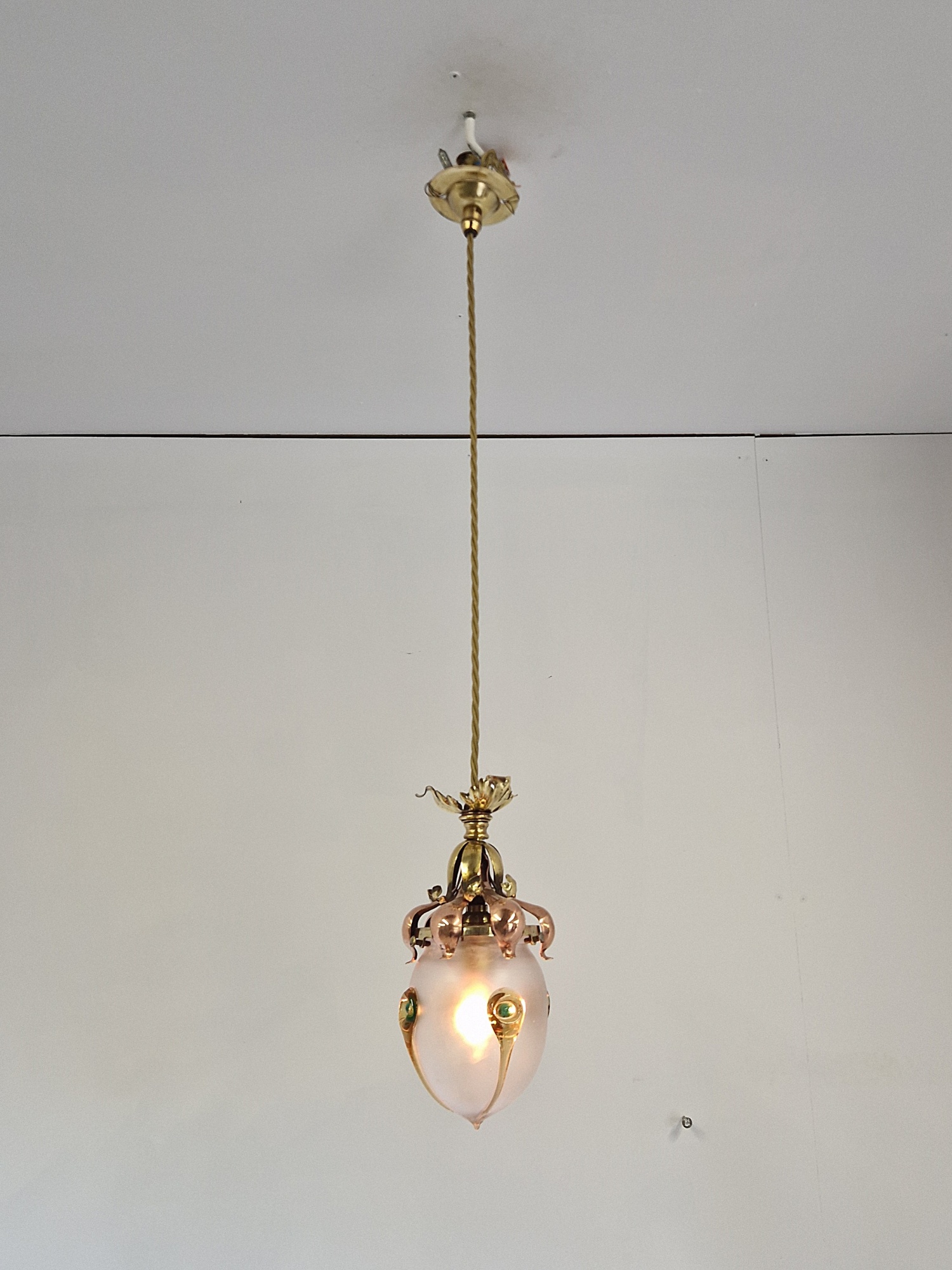 Stuart & Sons, Birmingham | Arts & Crafts Pendant Lampshade | England 1900 | SOLD - Image 2