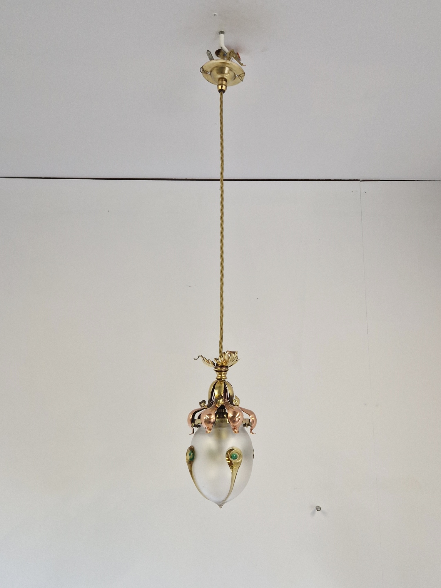 Stuart & Sons, Birmingham | Arts & Crafts Pendant Lampshade | England 1900 | SOLD - Image 3