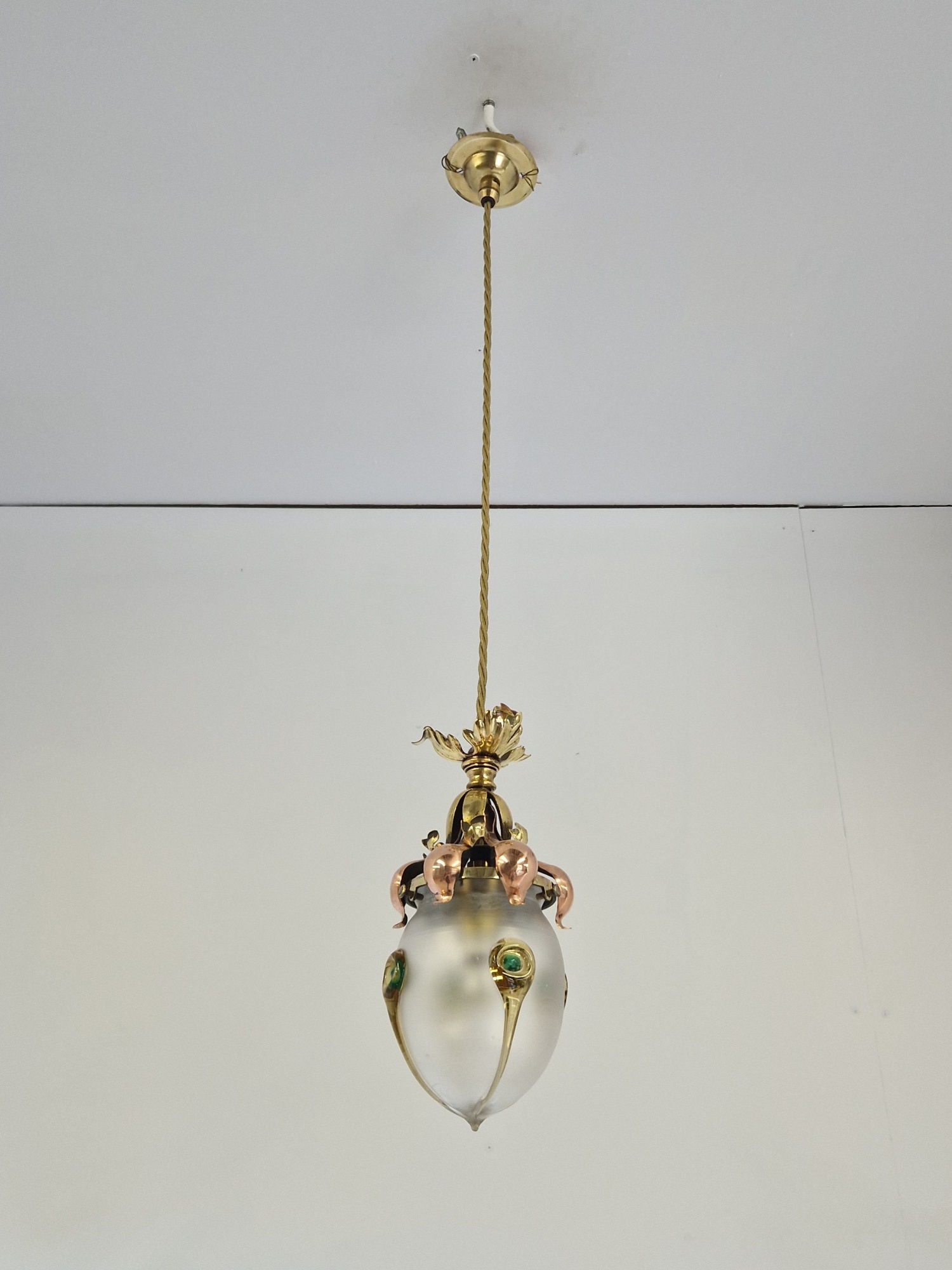Stuart & Sons, Birmingham | Arts & Crafts Pendant Lampshade | England 1900 | SOLD - Image 5