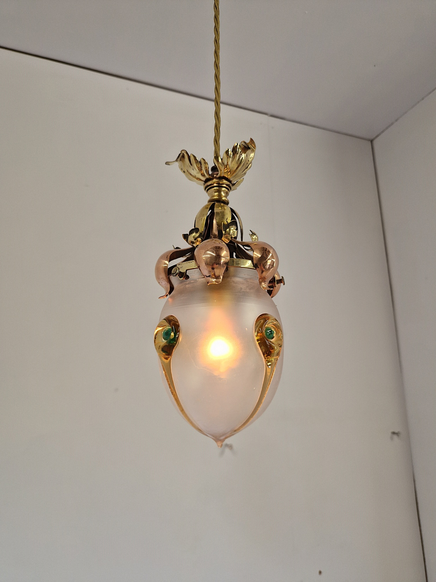 Stuart & Sons, Birmingham | Arts & Crafts Pendant Lampshade | England 1900 | SOLD - Image 6