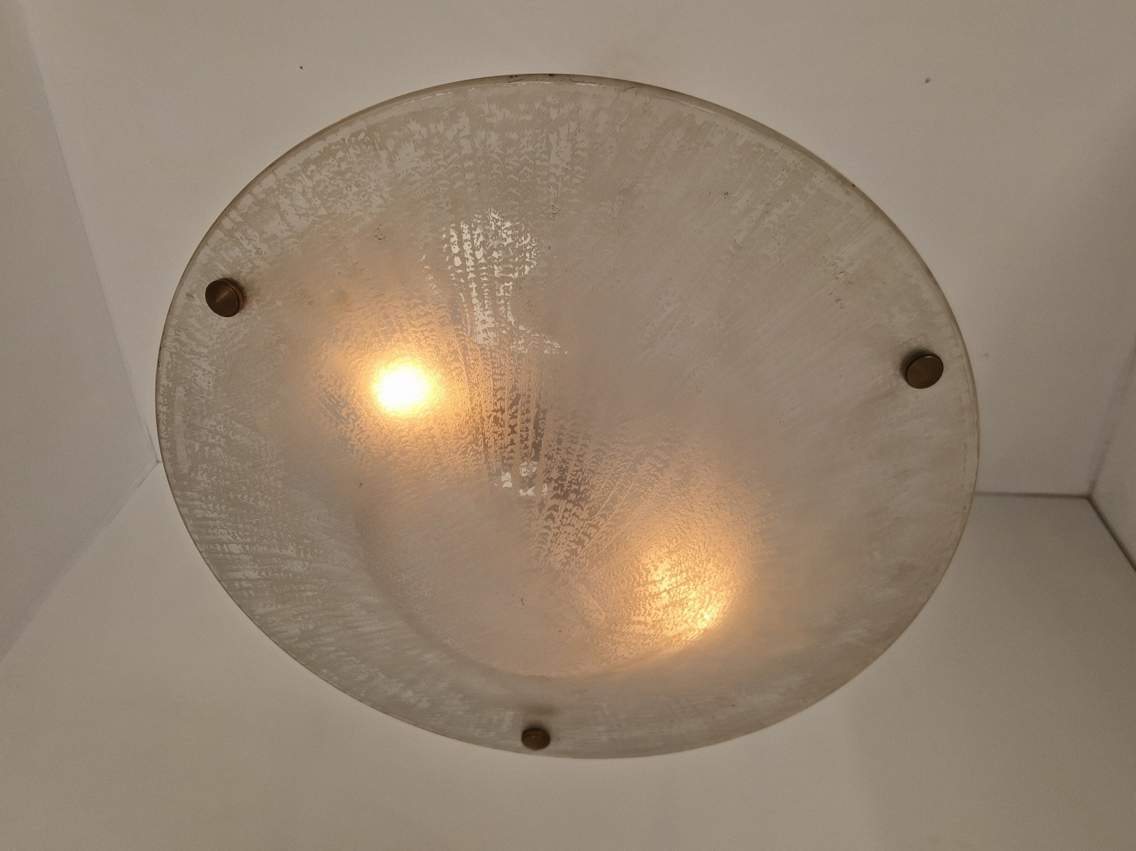 Daum Frères, Nancy | Acid-etched Art Deco Plafonnier | France c.1925 | SOLD - Image 6