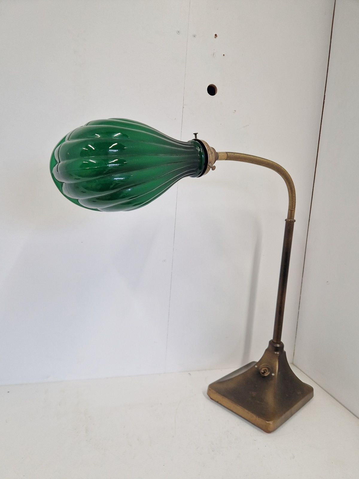 Unsigned | Large Banker's Desk Lamp | England 1910-20 | SOLD - Image 10