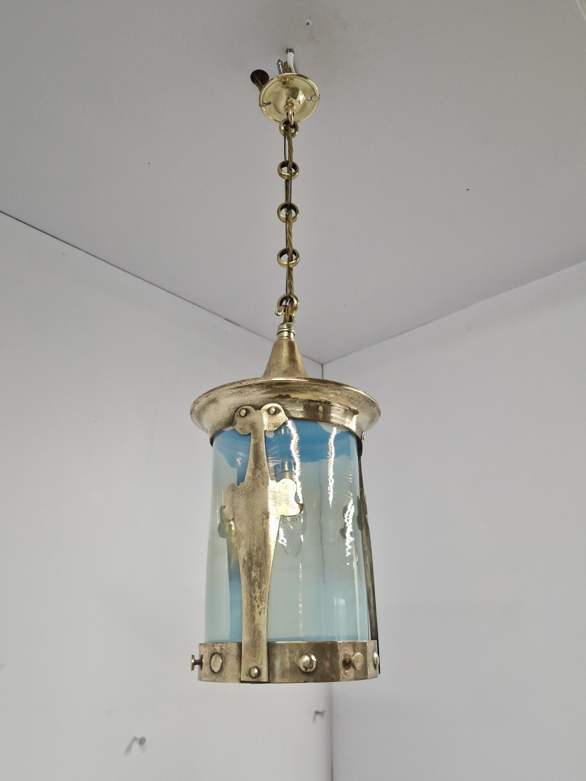 Unsigned | Brass Arts & Crafts Lantern | England c.1900 | SOLD - Image 7