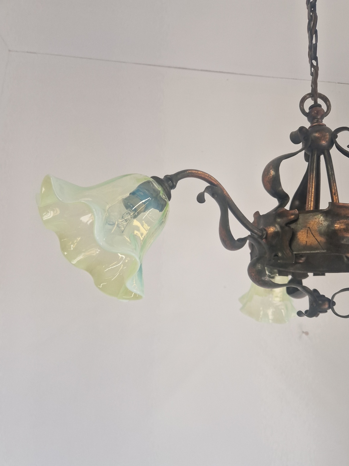 Unsigned | Copper Arts & Crafts Elelectrolier | England c.1900 | SOLD - Image 10