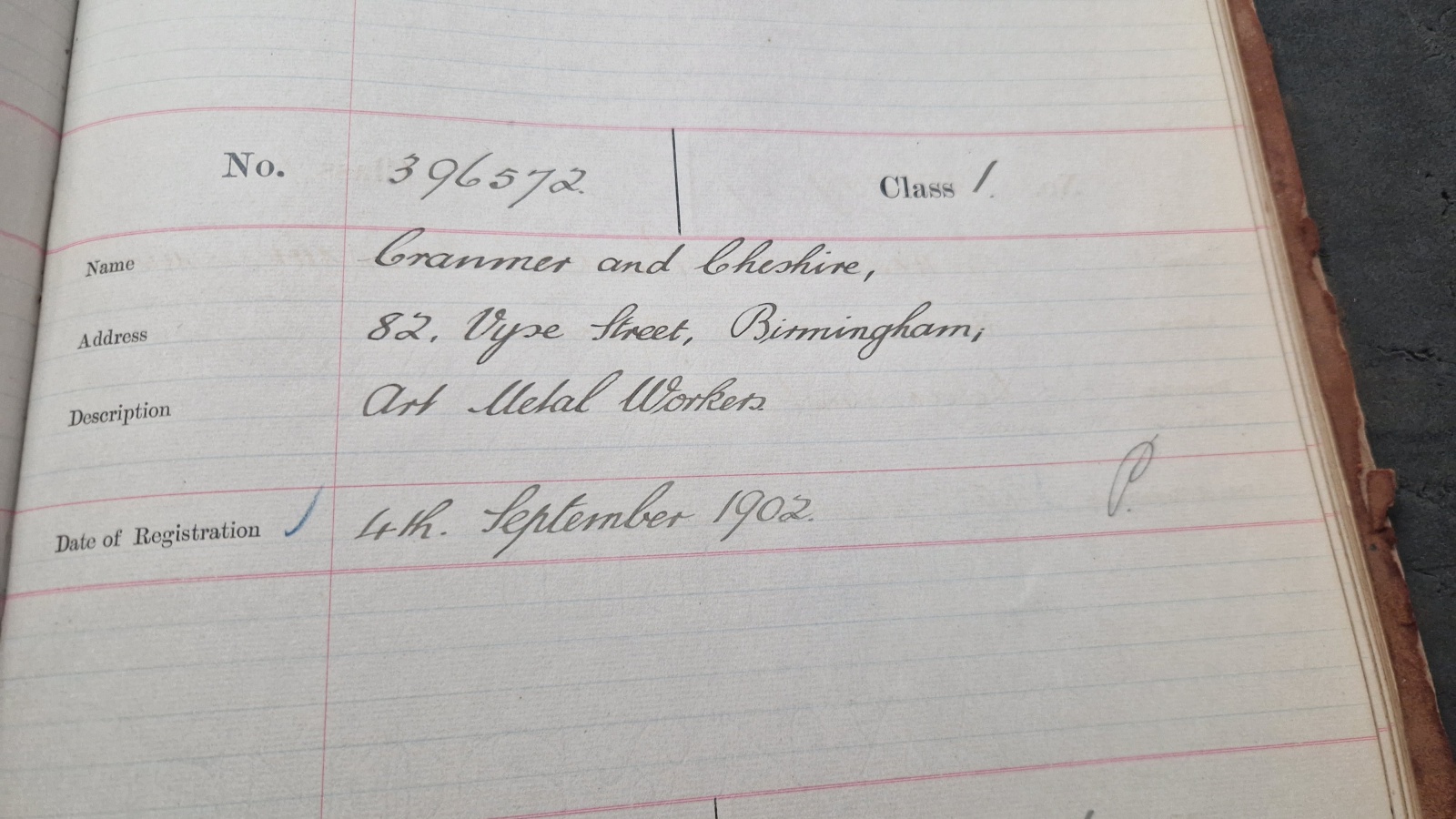 Cranmer & Cheshire, Birmingham | 2 Arts & Crafts Vaseline Glass Pendants | England c1905 - Image 9