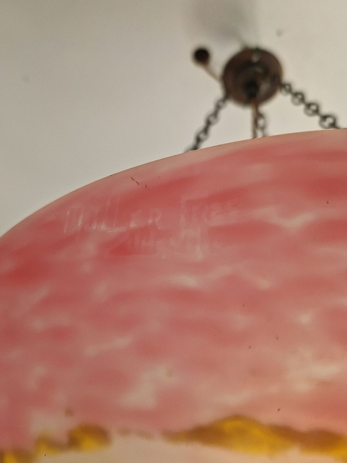 Muller Frères, Luneville | Pate-de-verre Plafonnier | France c.1925 | SOLD - Image 9