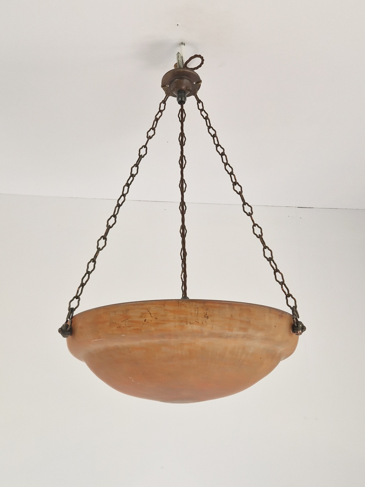 Daum Frères, Nancy | Pate-de-verre Plafonnier | France c.1920 - Image 3