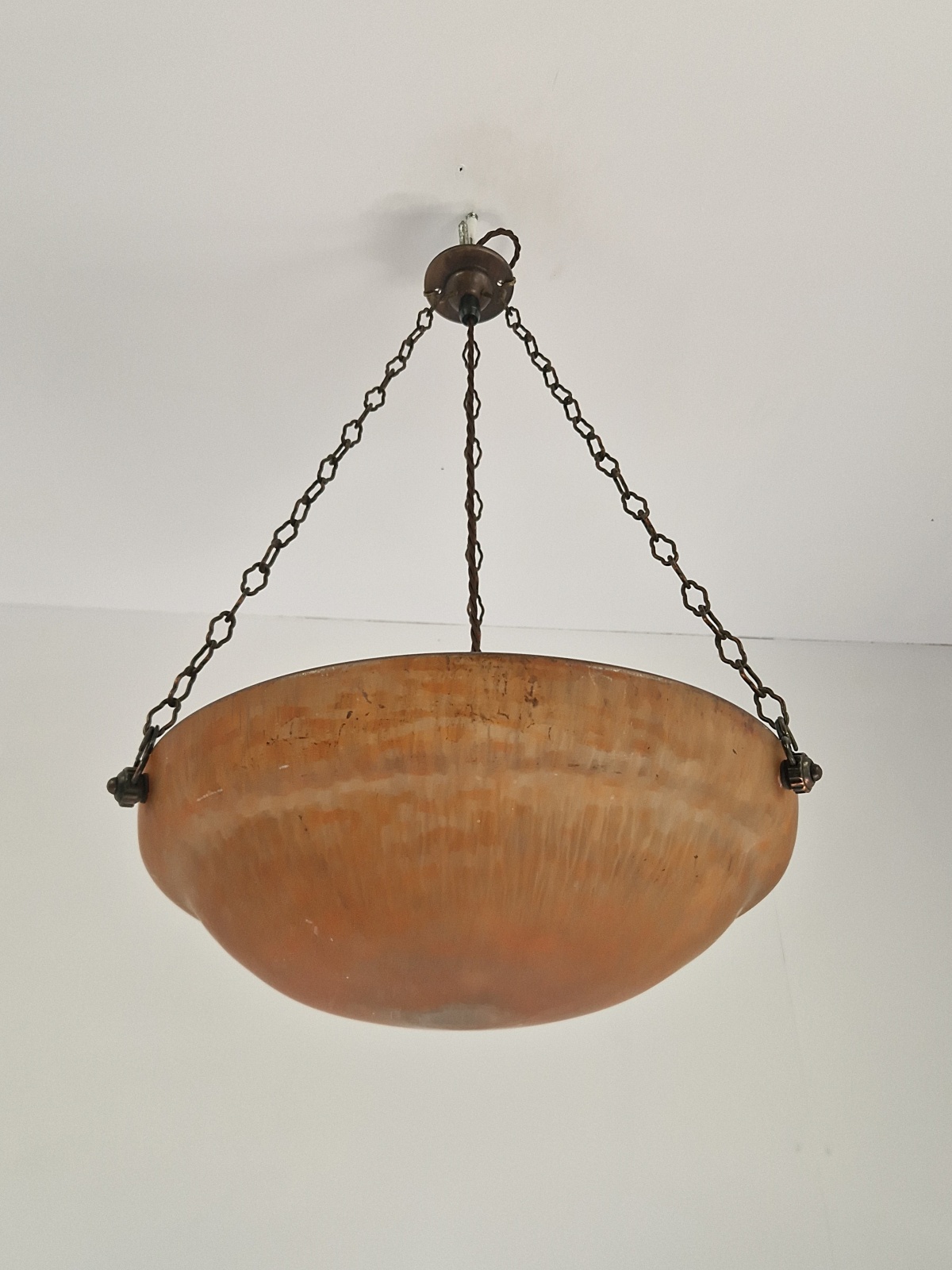 Daum Frères, Nancy | Pate-de-verre Plafonnier | France c.1920 - Image 5