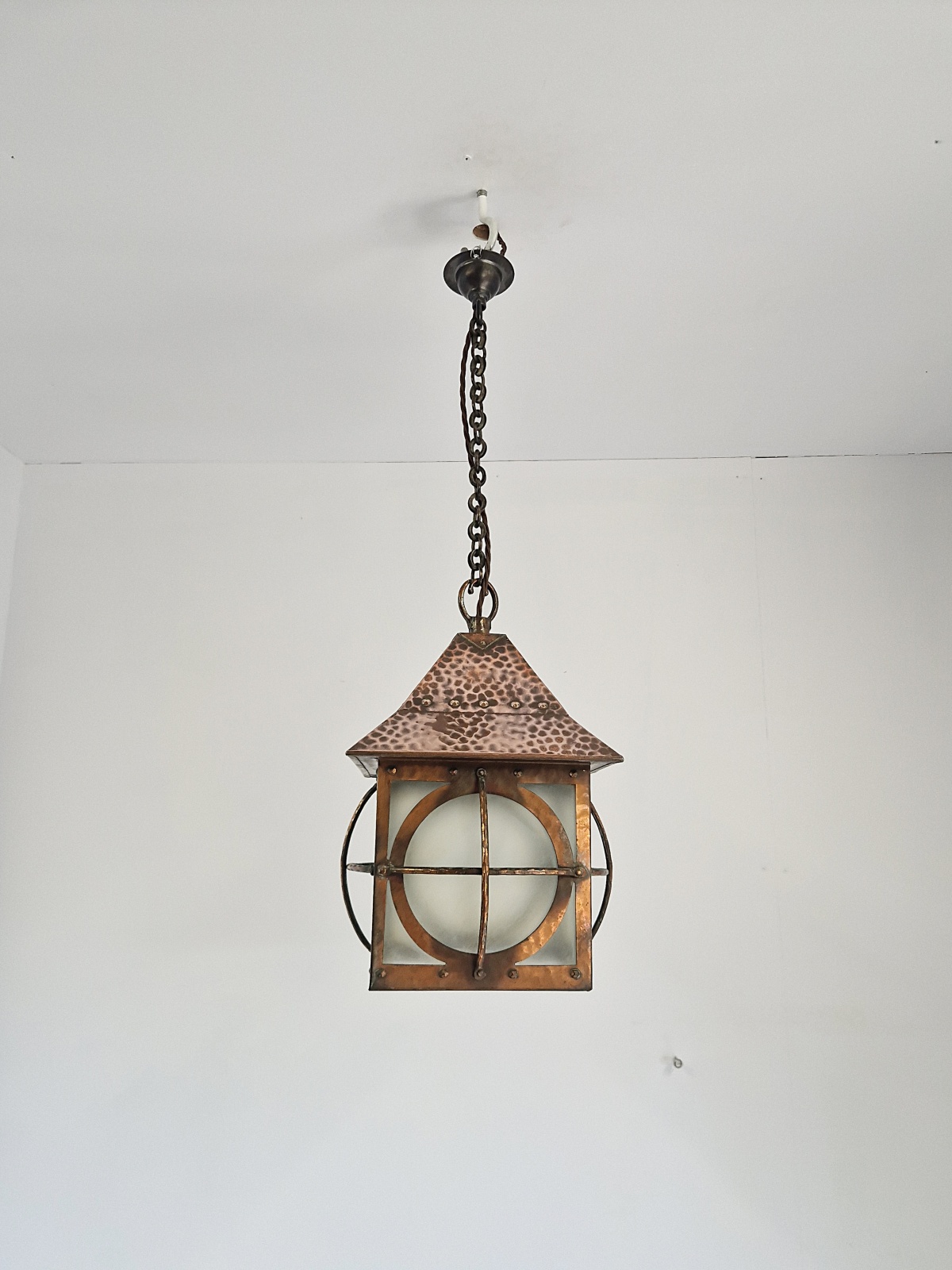 Style of Birminghan Guild of Handicraft | Copper Arts & Crafts Lantern | England c.1900 | SOLD - Image 3