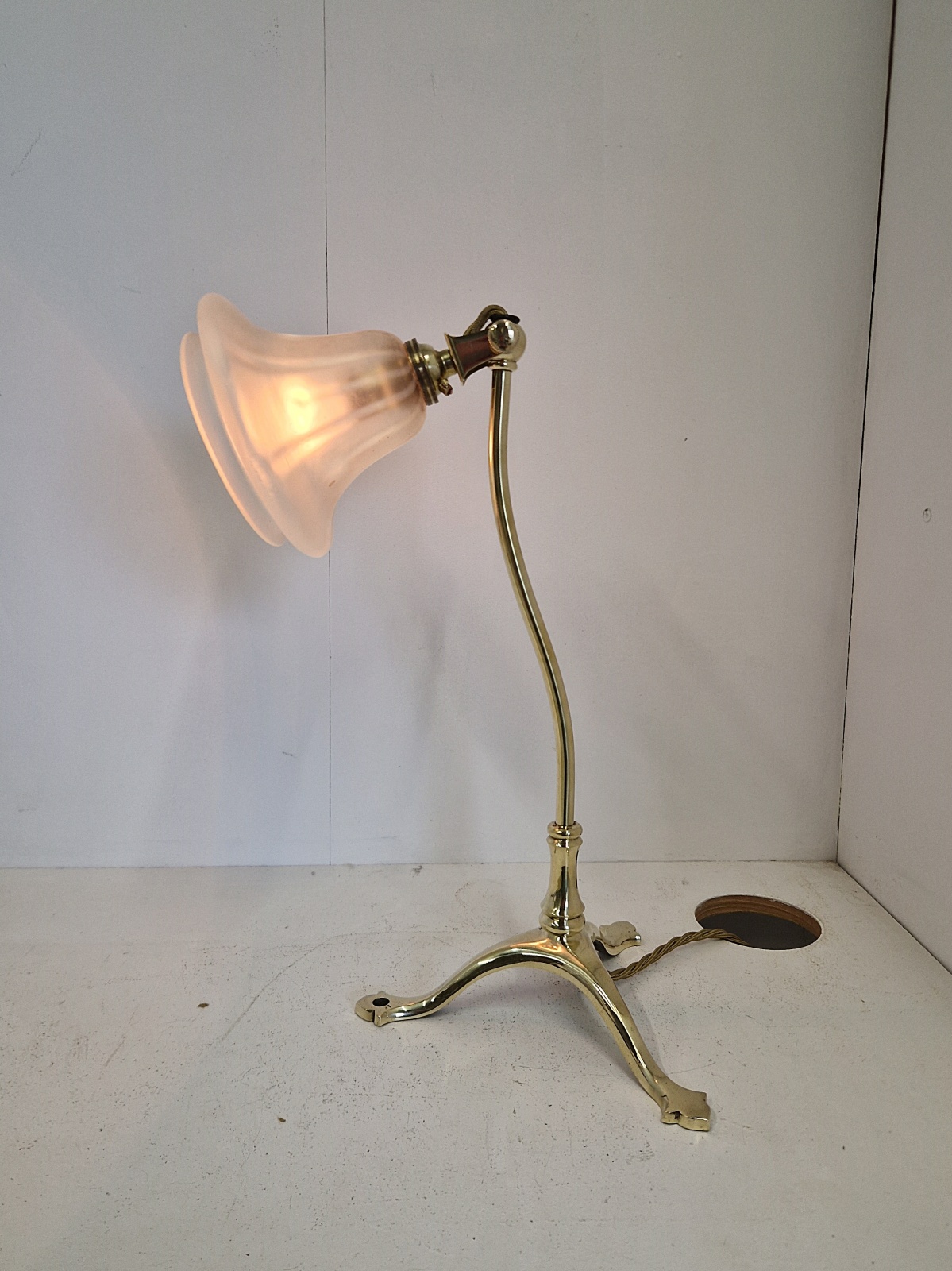W.A.S Benson | Arts & Crafts Desk Lamp | England c.1900 | SOLD - Image 2