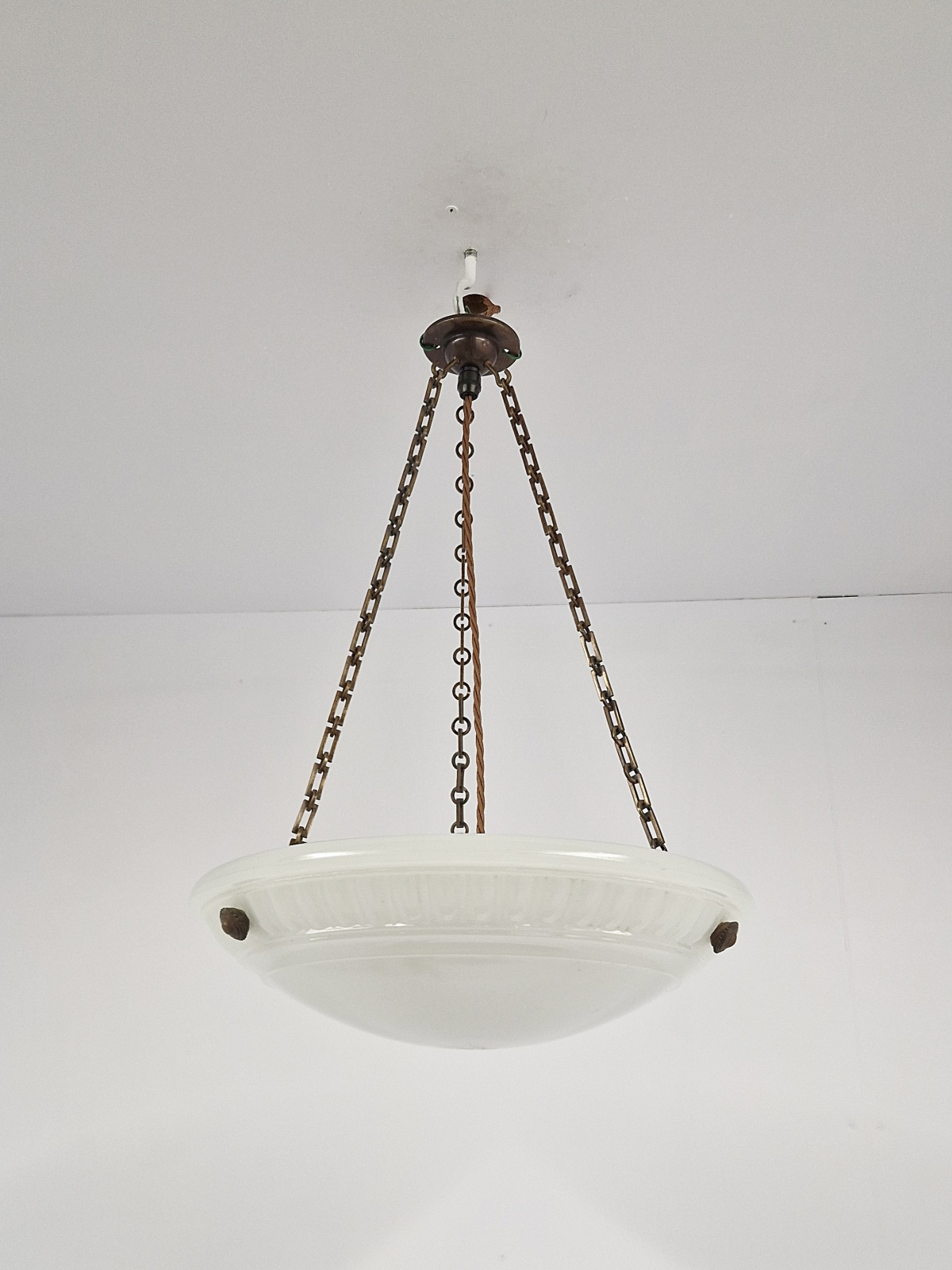 Jefferson & Co. | "Moonstone" Plafonnier | England c.1920 | SOLD - Image 3