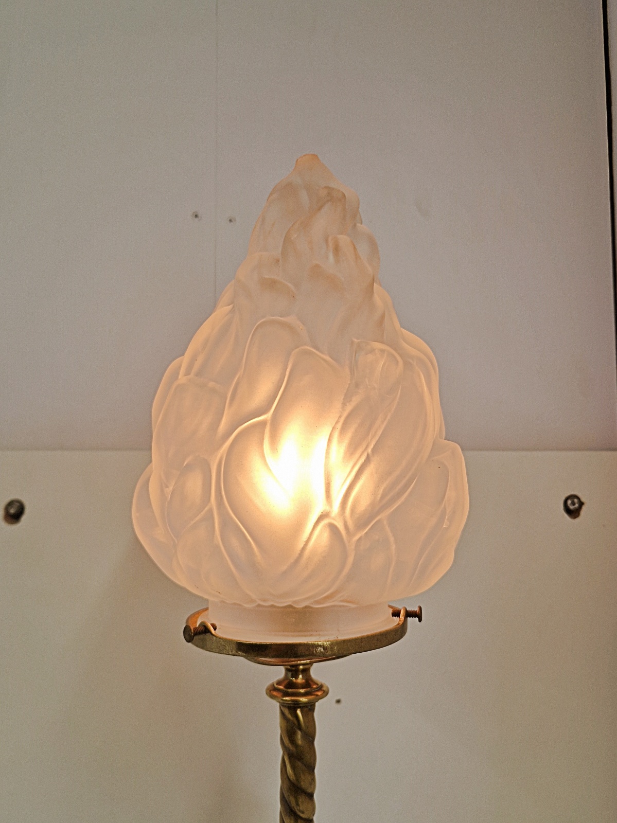 Unsigned | 2 Large Neoclassical "Torchere" Wall Lights | England c.1900 | SOLD - Image 9