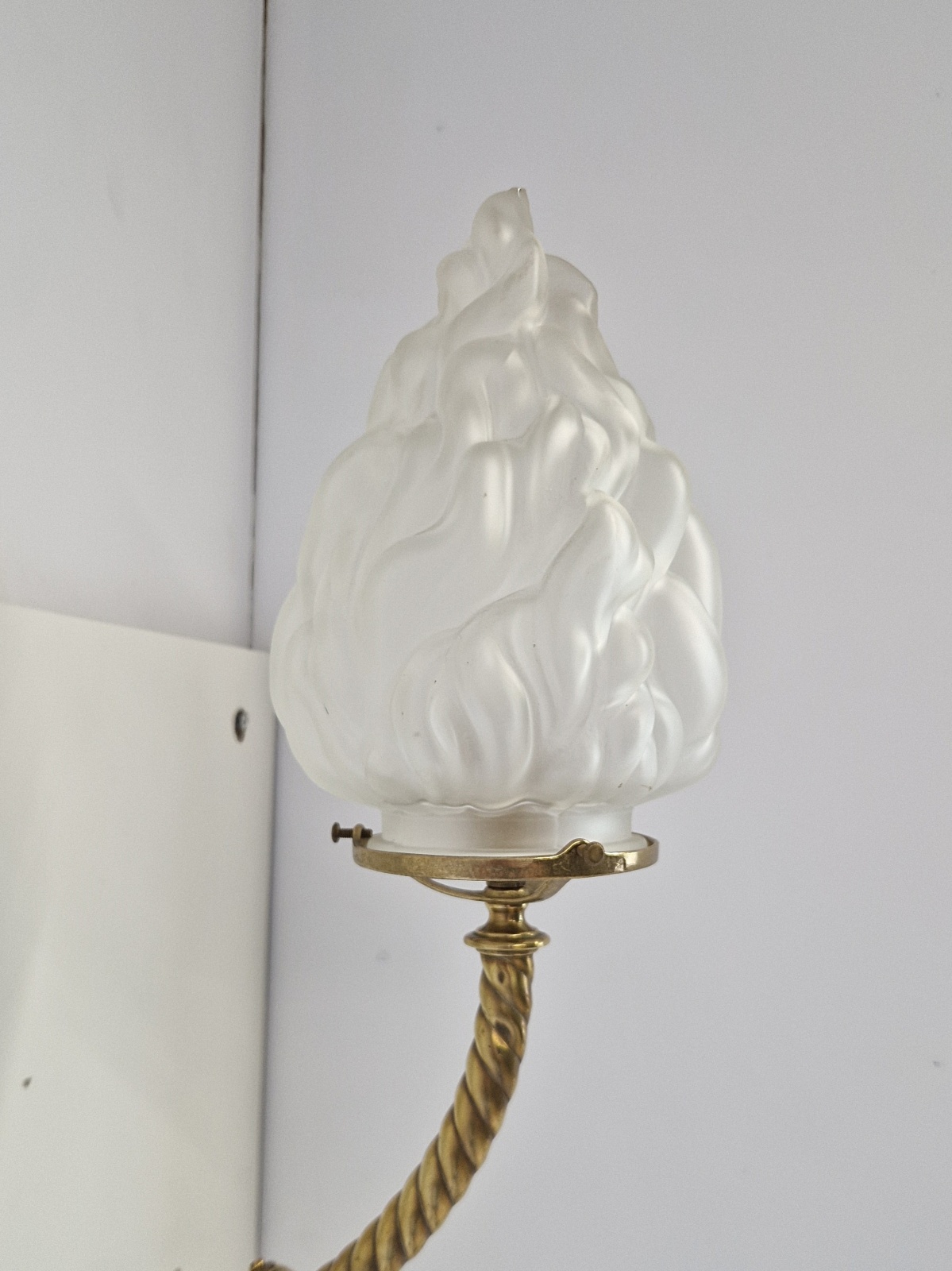 Unsigned | 2 Large Neoclassical "Torchere" Wall Lights | England c.1900 | SOLD - Image 10