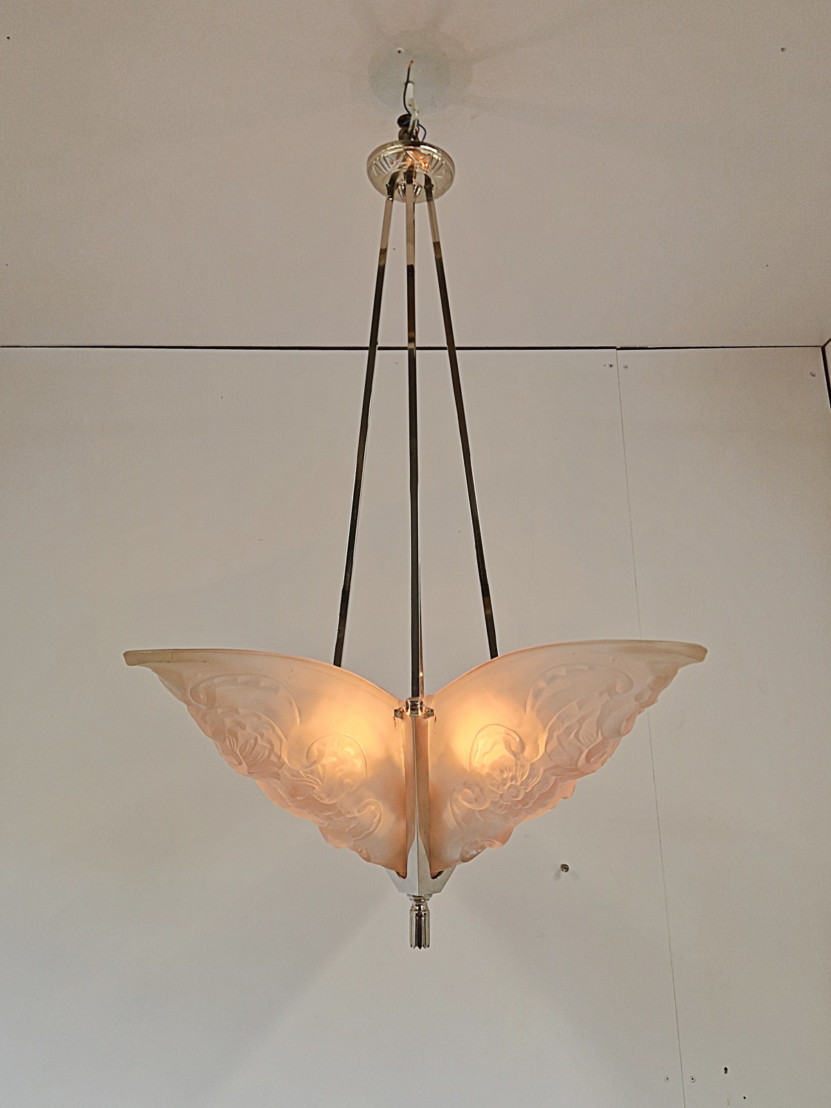 André Delatte (Loti,Nancy) | Art Deco Chandelier | France c.1930 | SOLD - Image 3