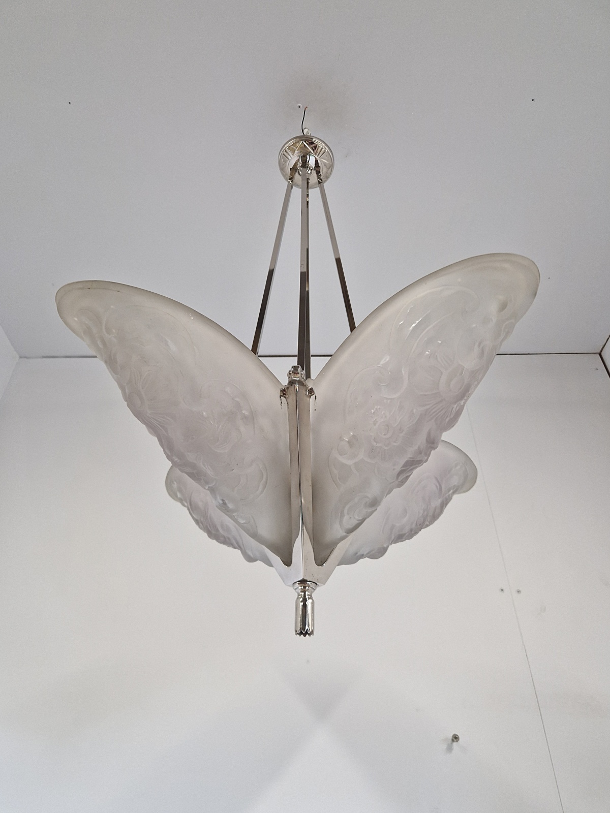 André Delatte (Loti,Nancy) | Art Deco Chandelier | France c.1930 | SOLD - Image 9