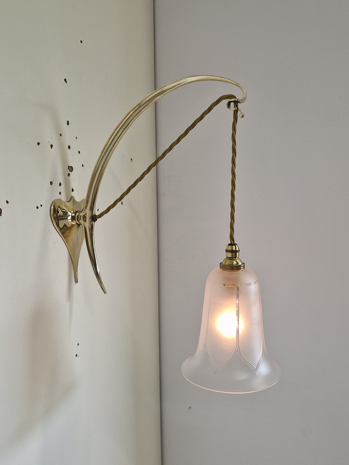 The General Electric Company (G.E.C) | 3 Art Nouveau Wall Lights | England c.1905 - Image 2