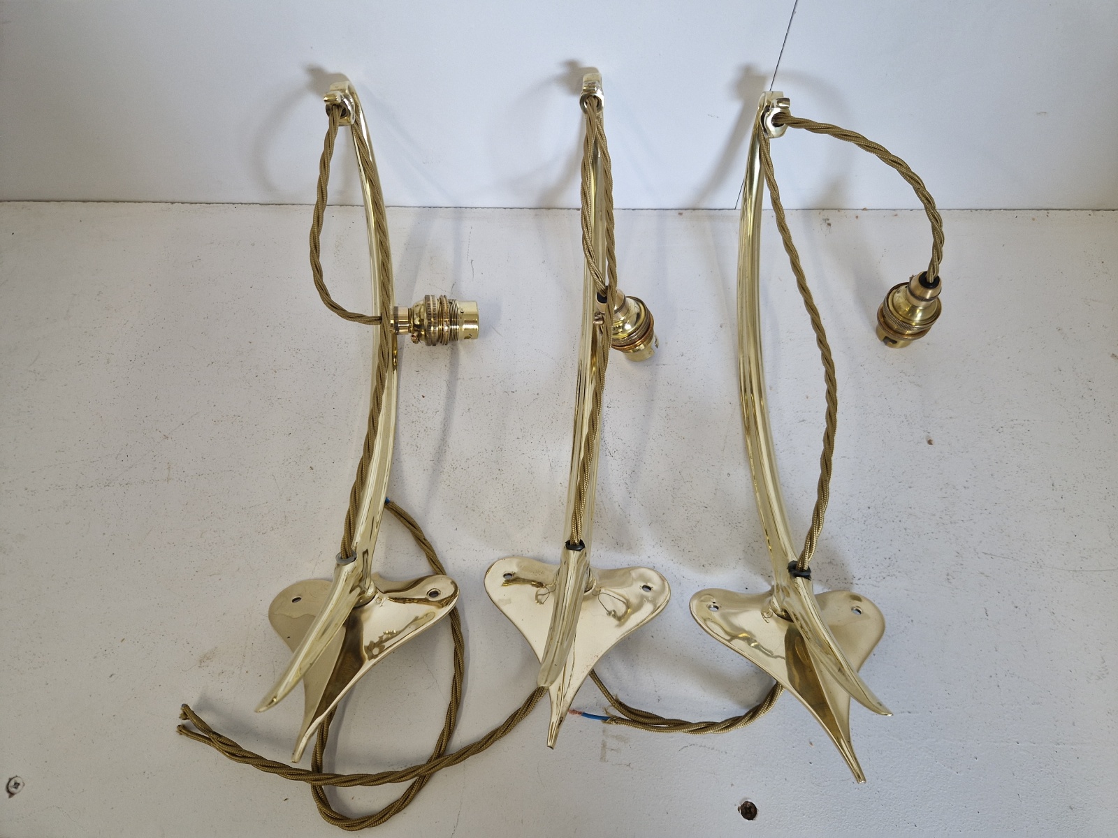 The General Electric Company (G.E.C) | 3 Art Nouveau Wall Lights | England c.1905 - Image 9