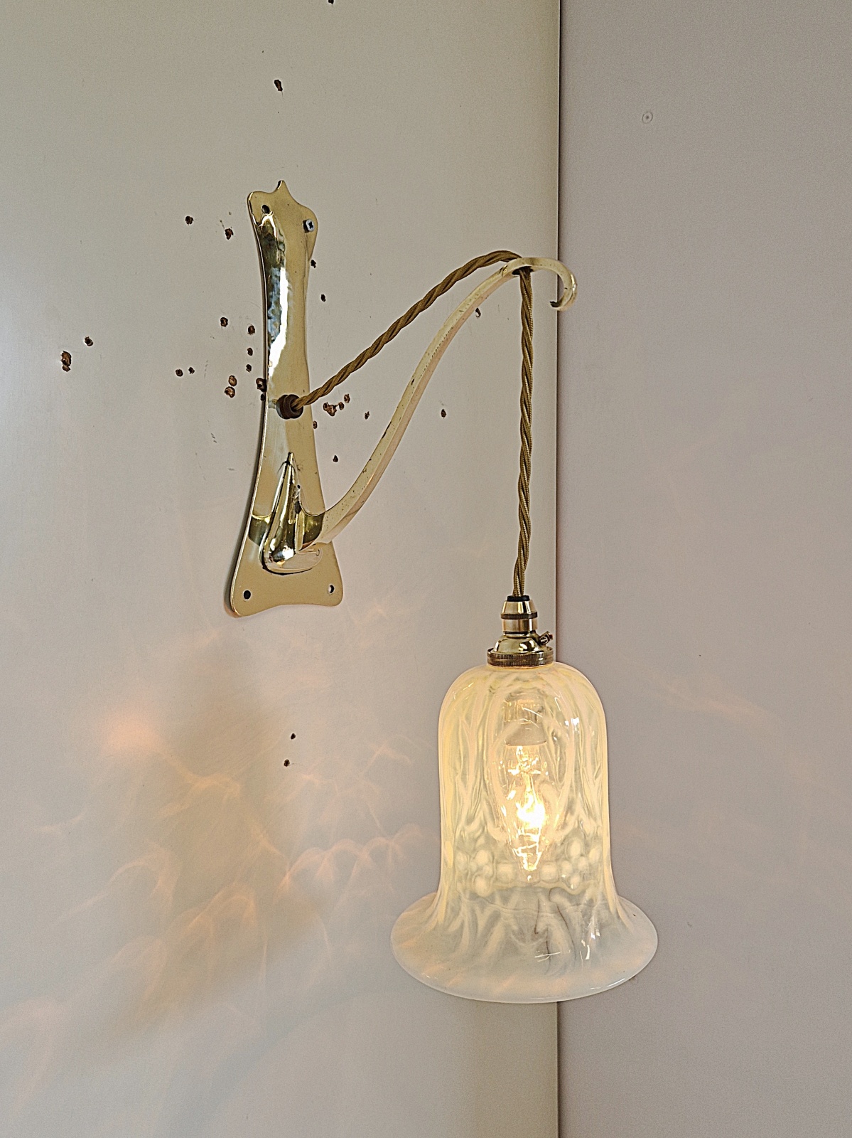 Unsigned | 3 Arts & Crafts Wall Lights | England c.1905 | SOLD - Image 2