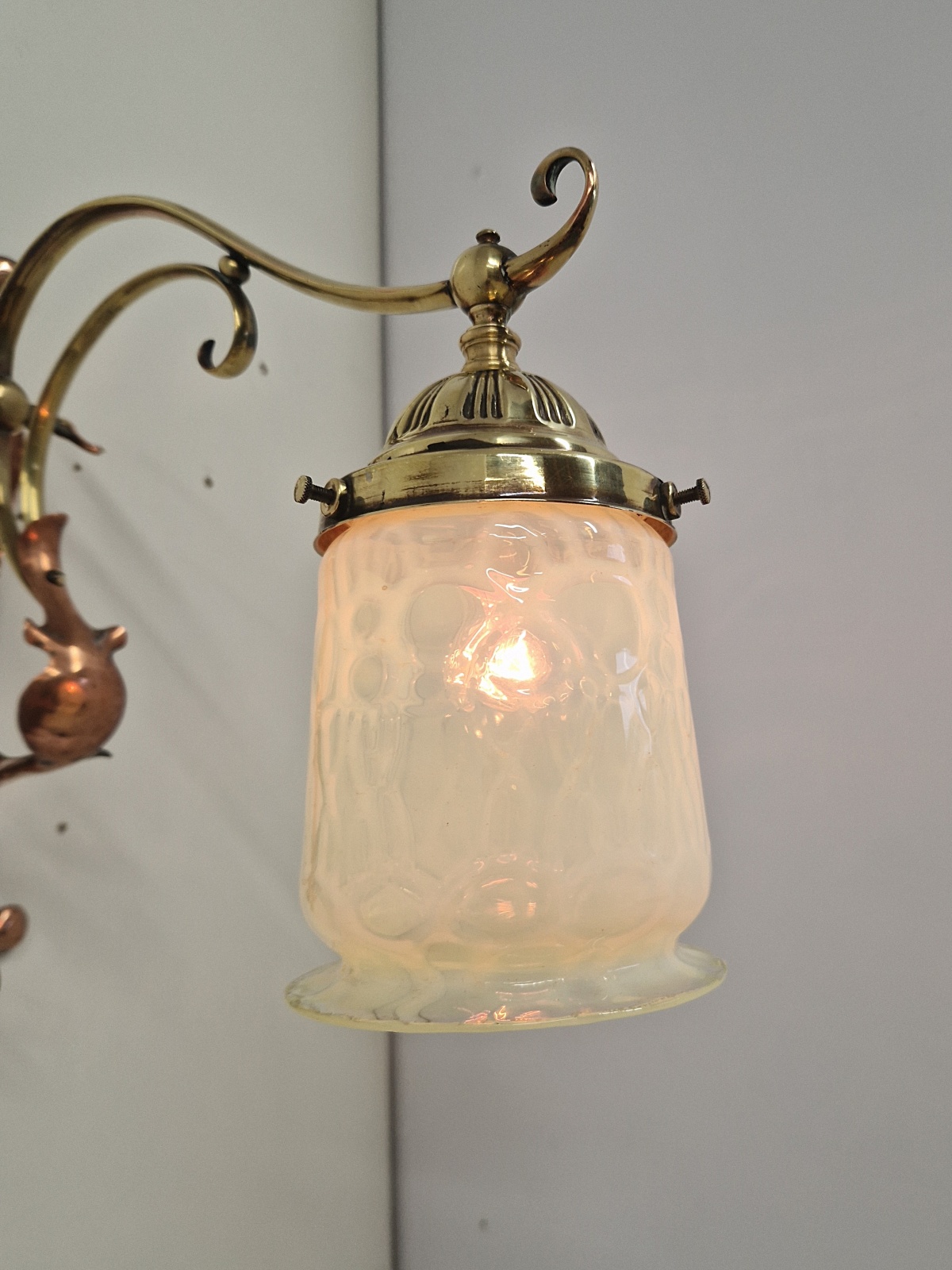 Attributed Best & Lloyd, Birmingham | 2 Arts & Crafts Gas Wall Lights | England c.1900 | SOLD - Image 8