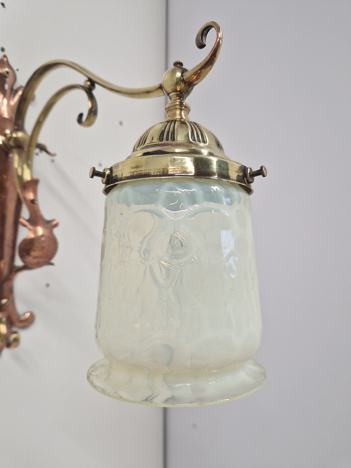 Attributed Best & Lloyd, Birmingham | 2 Arts & Crafts Gas Wall Lights | England c.1900 | SOLD - Image 9