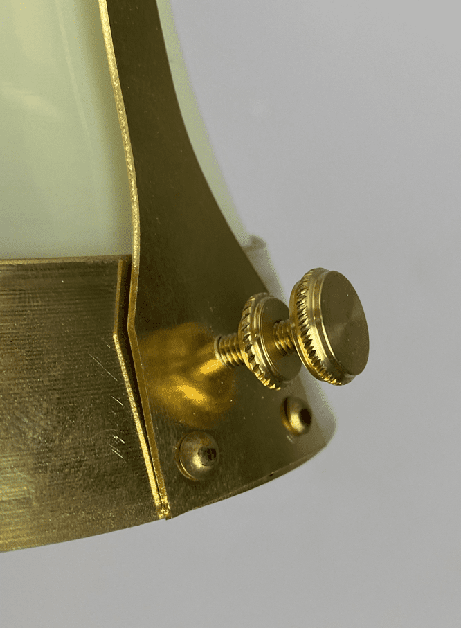 The Cowl | Small General Electric Company Lantern | Vaseline-Glass Insert - Image 3