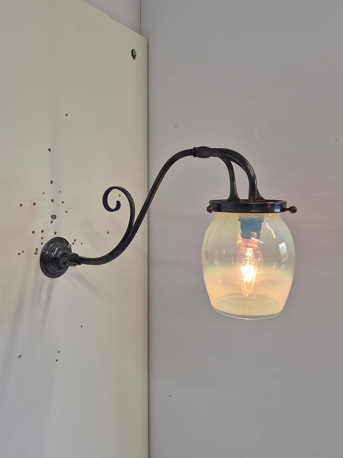 W.A.S Benson, London | 2 Arts & Crafts Gas Wall Lights | England c.1900 | SOLD - Image 2