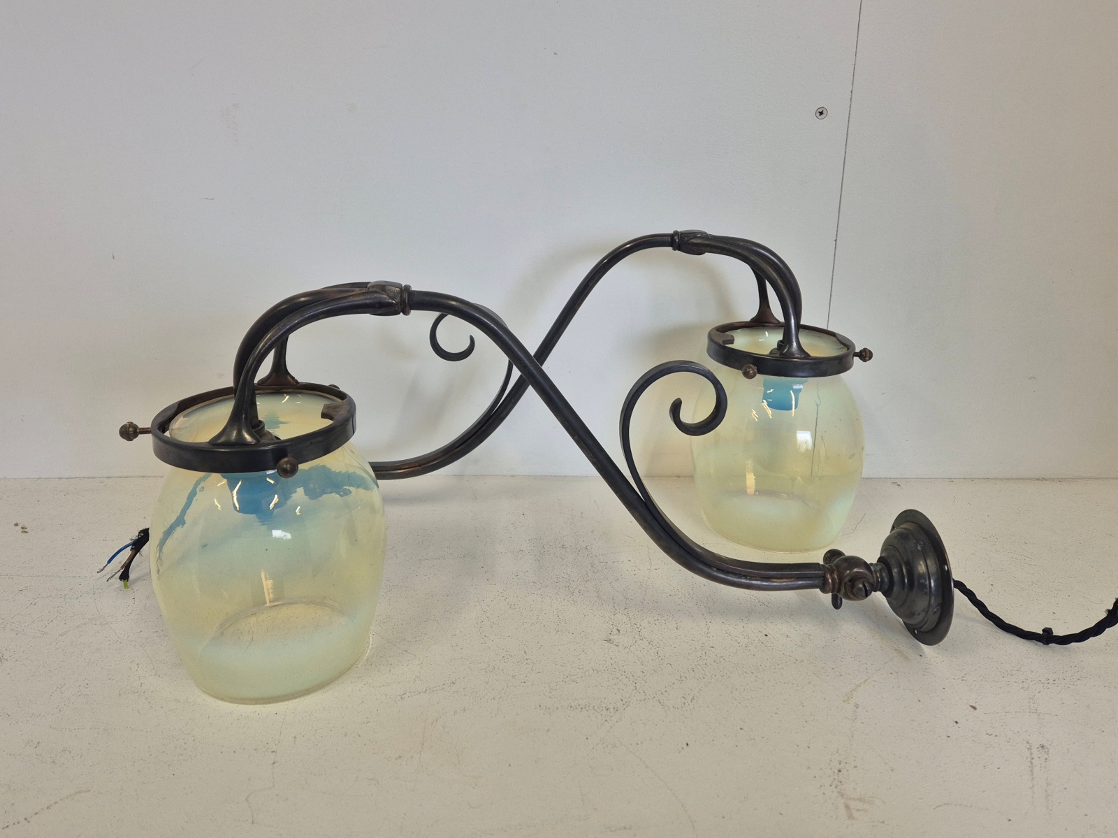 W.A.S Benson, London | 2 Arts & Crafts Gas Wall Lights | England c.1900 | SOLD - Image 13