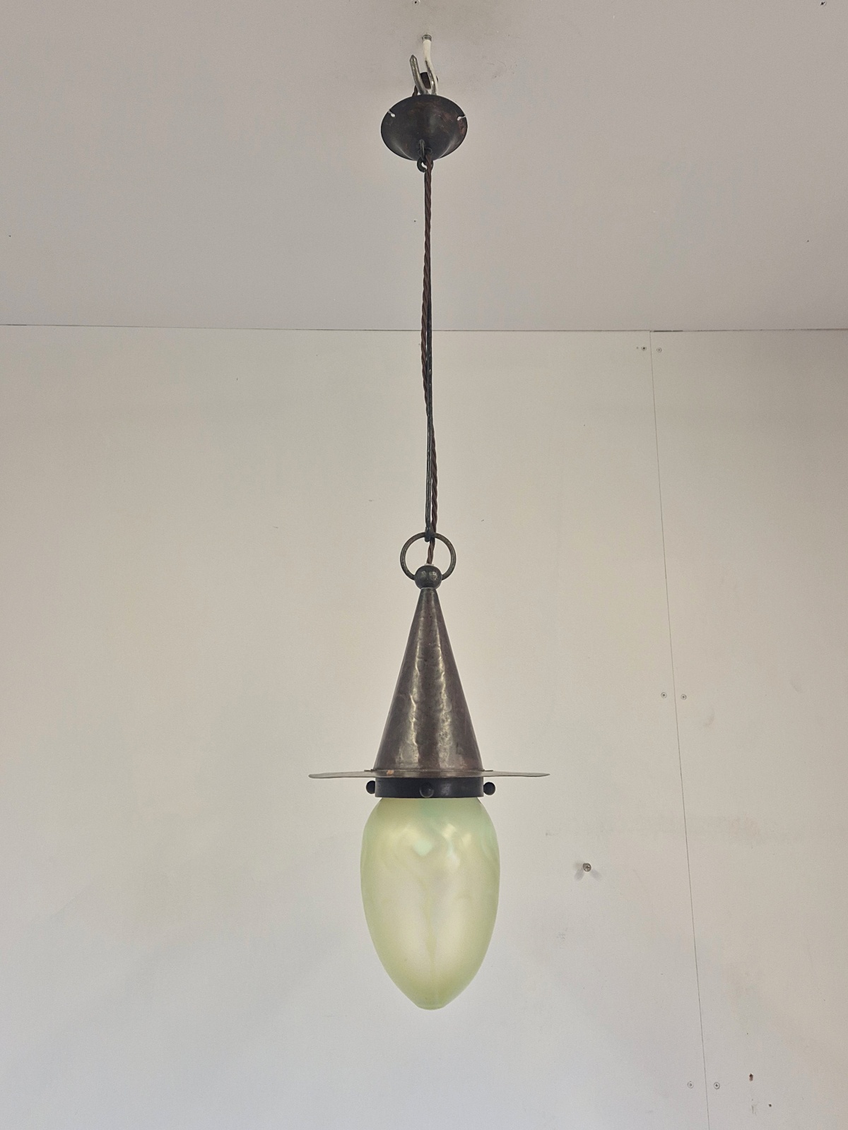 Attributed Jesson Birkett & Co.(Faulkner Bronze co.) | Arts & Crafts "Witch's Hat" Lantern | England c.1900 | SOLD - Image 3