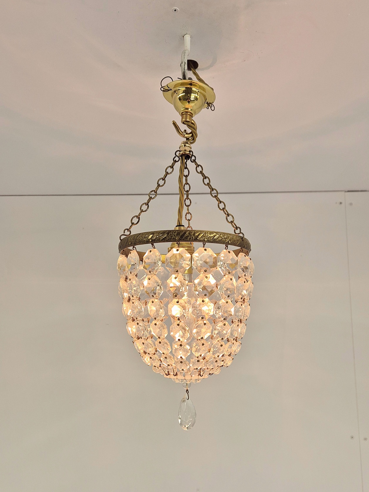 Unsigned | Small Cut-glass Lantern | England c.1930 | SOLD - Image 2