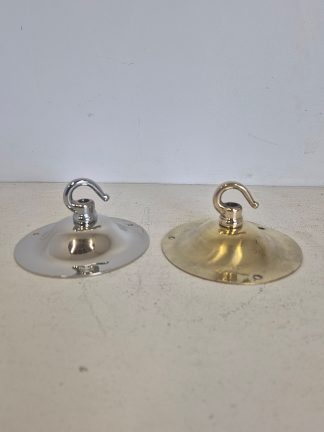4in Diam Decorative Ceiling Plate with Hook | 3.5in Diam Fix | Brass/Nickel