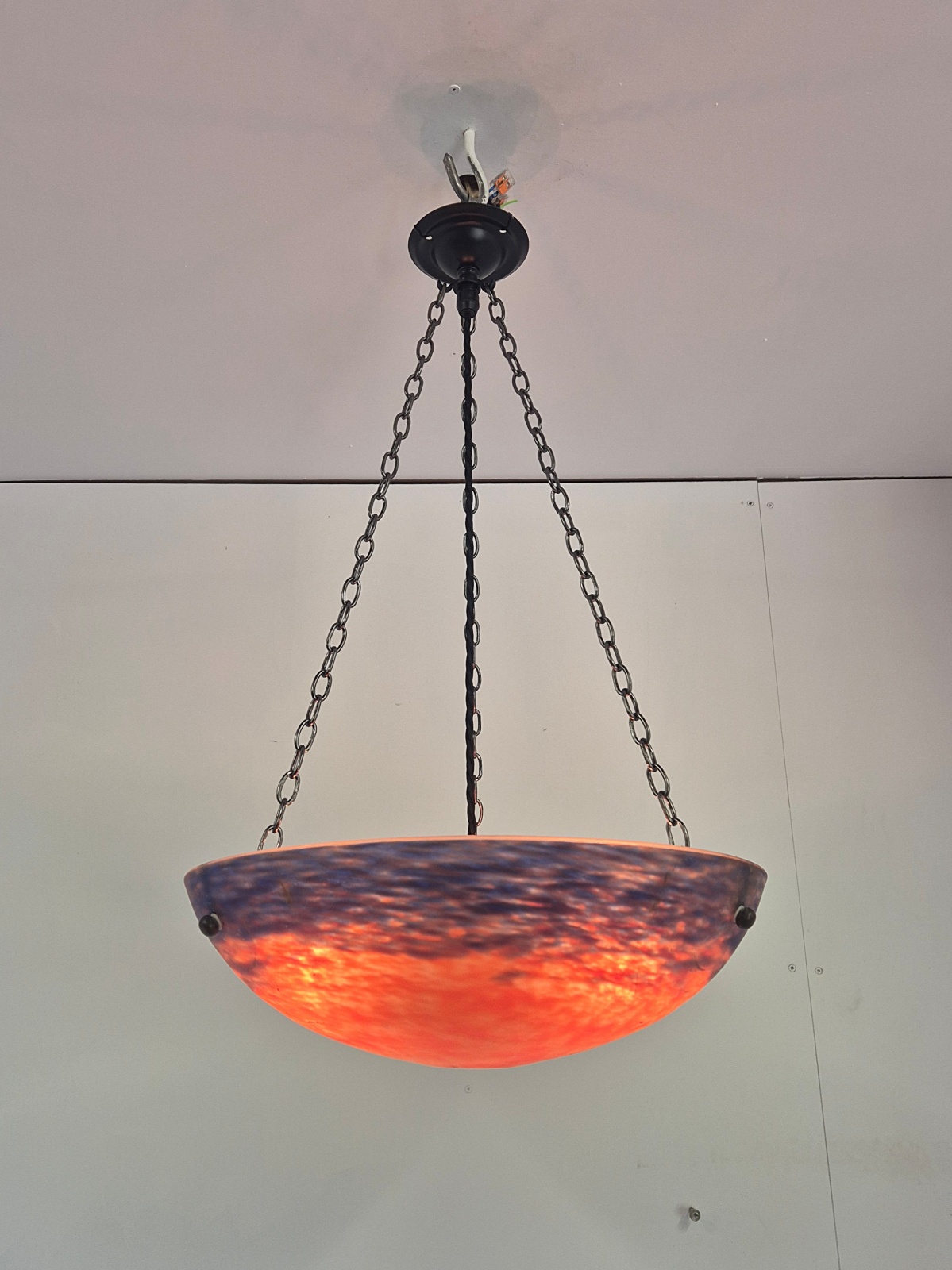 Grandes Verreries de Croismare | Pate-de-verre Plafonnier | France c.1925 | SOLD - Image 2