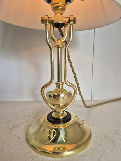 Attributed Playmit | Cast Brass "Gimbal" Table or Wall Lamp | England c.1915 | Shade Not Included - Image 4