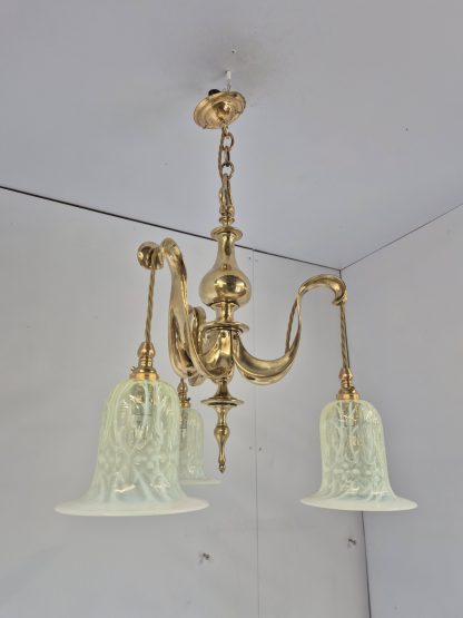 Style of The Birmingham Guild of Handicraft | Arts & Crafts Electrolier | England 1911 - Image 7
