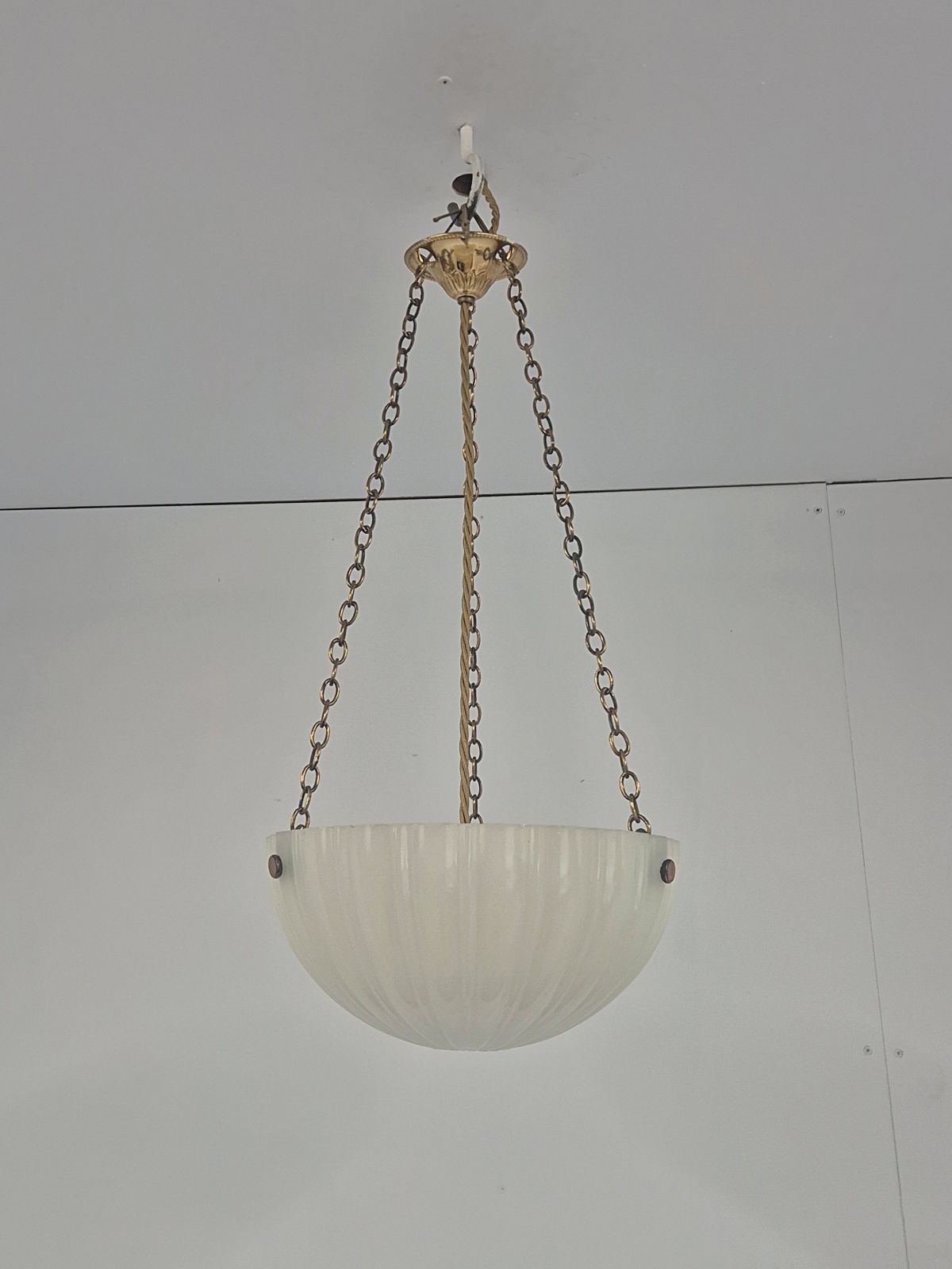 Jefferson & Co. | Small "Moonstone" Plafonnier | England c.1925 | SOLD - Image 3