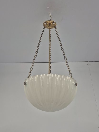 Jefferson & Co. | Small "Moonstone" Plafonnier | England c.1925 - Image 5