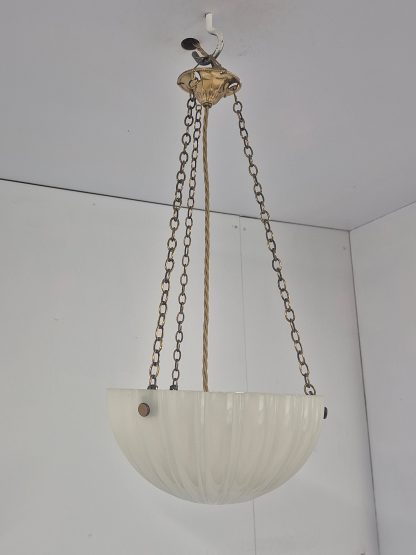 Jefferson & Co. | Small "Moonstone" Plafonnier | England c.1925 - Image 7