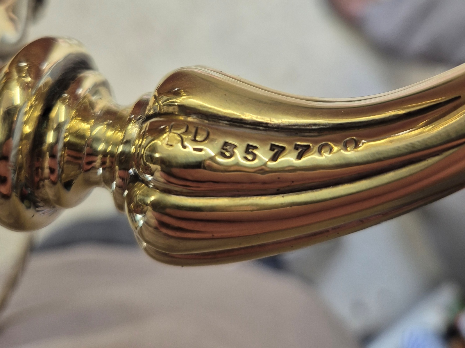 William Whitehouse & Co. Birmingham | 2 Art Nouveau Cast Brass Wall Lights | England 1902 - Image 10