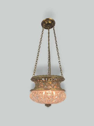 Attributed F & C Osler, Birmingham | Edwardian Cut-Glass Lantern | England c.1910