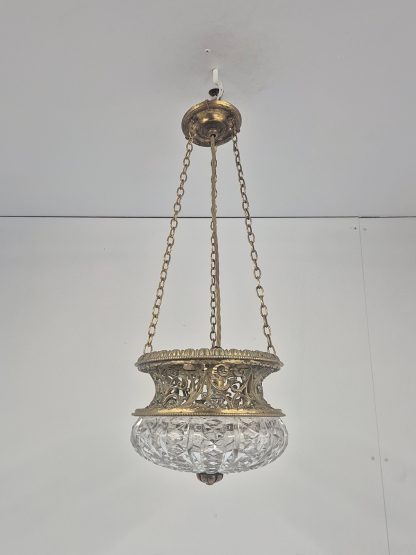 Attributed F & C Osler, Birmingham | Edwardian Cut-Glass Lantern | England c.1910 - Image 4
