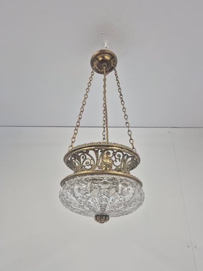 Attributed F & C Osler, Birmingham | Edwardian Cut-Glass Lantern | England c.1910 - Image 6